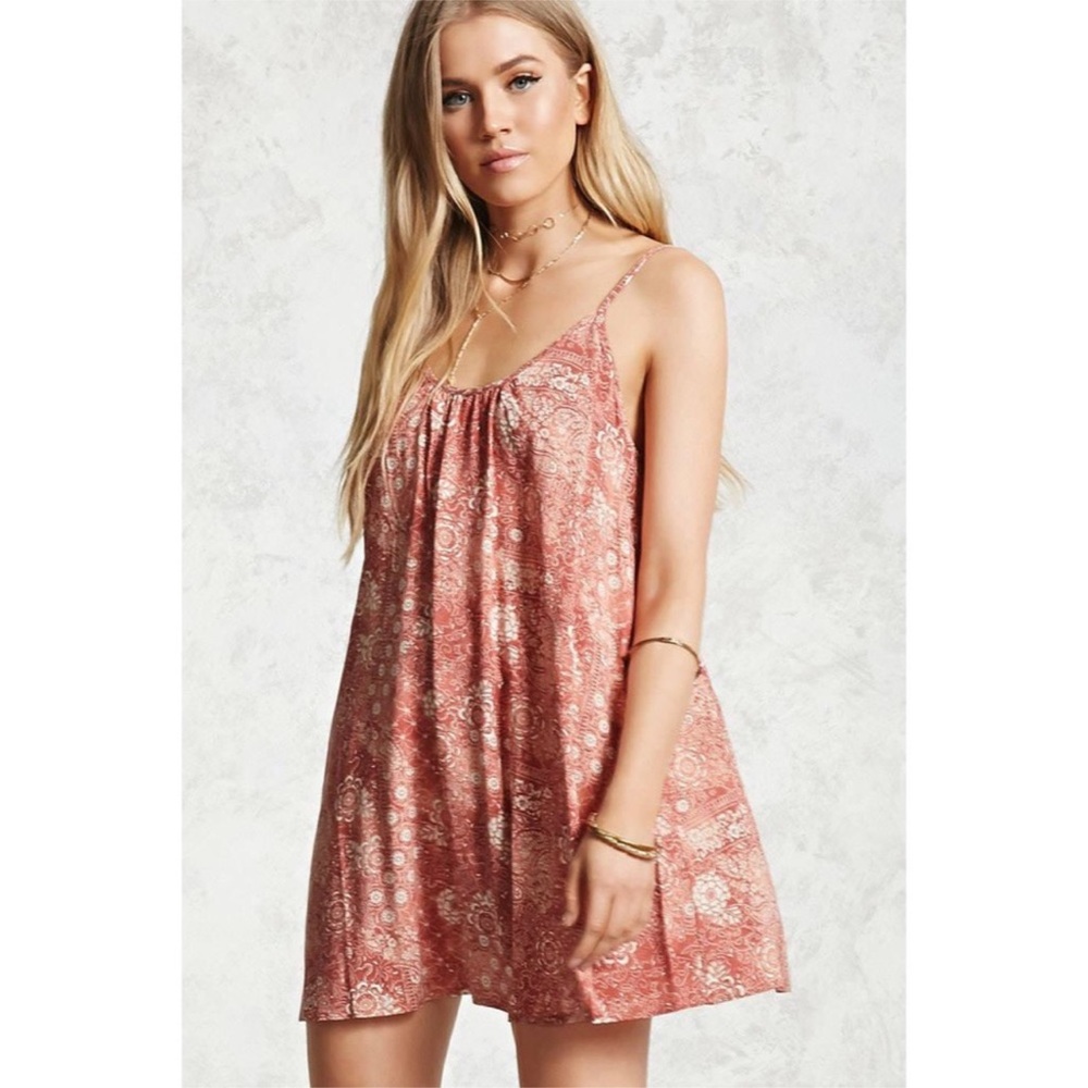 Mandala Print Cami Dress